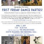 First Friday Dance Flyer-Band
