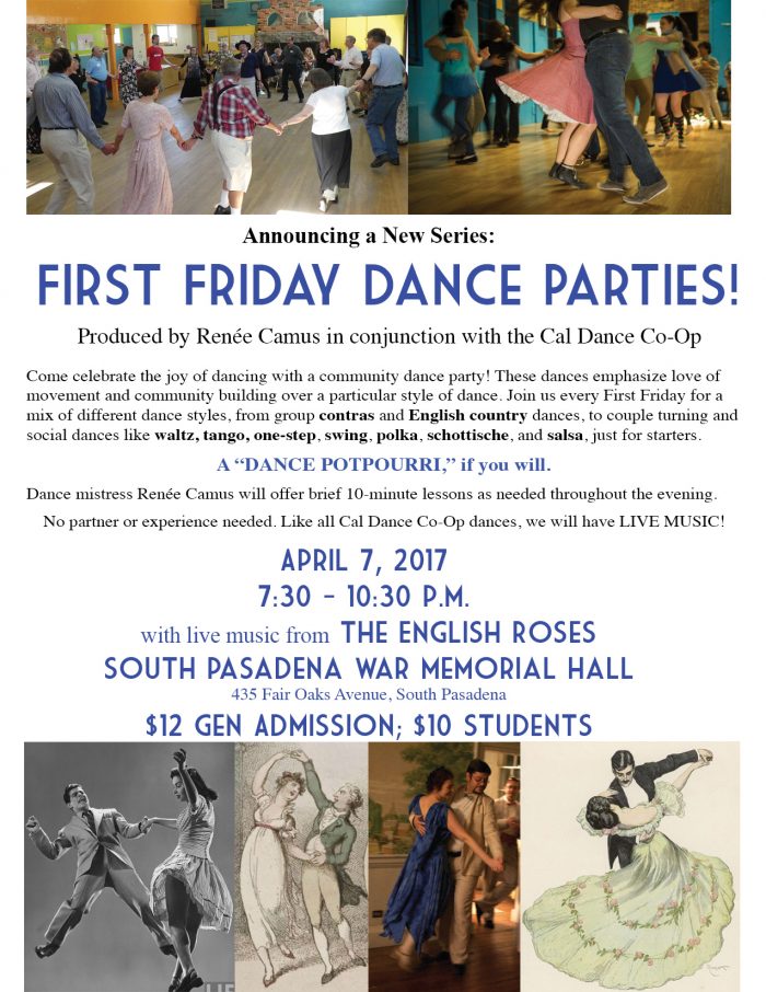 First Friday Dance Parties Flyer - Band