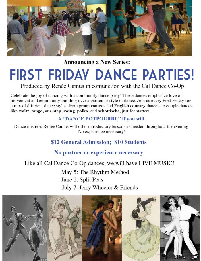 First Friday Dance Parties General Flyer