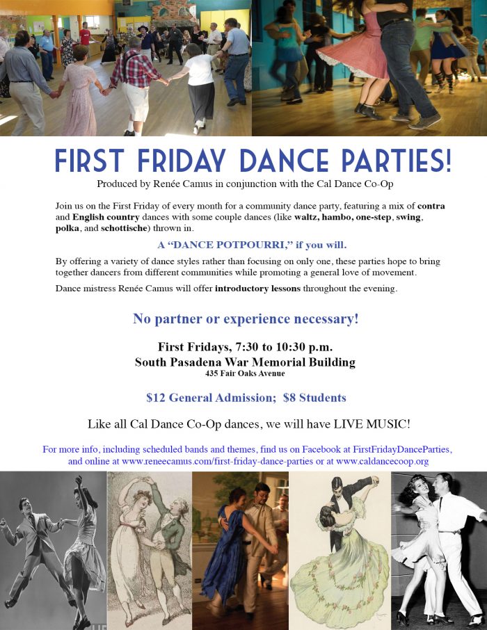 First Friday Dance Party General Flyer